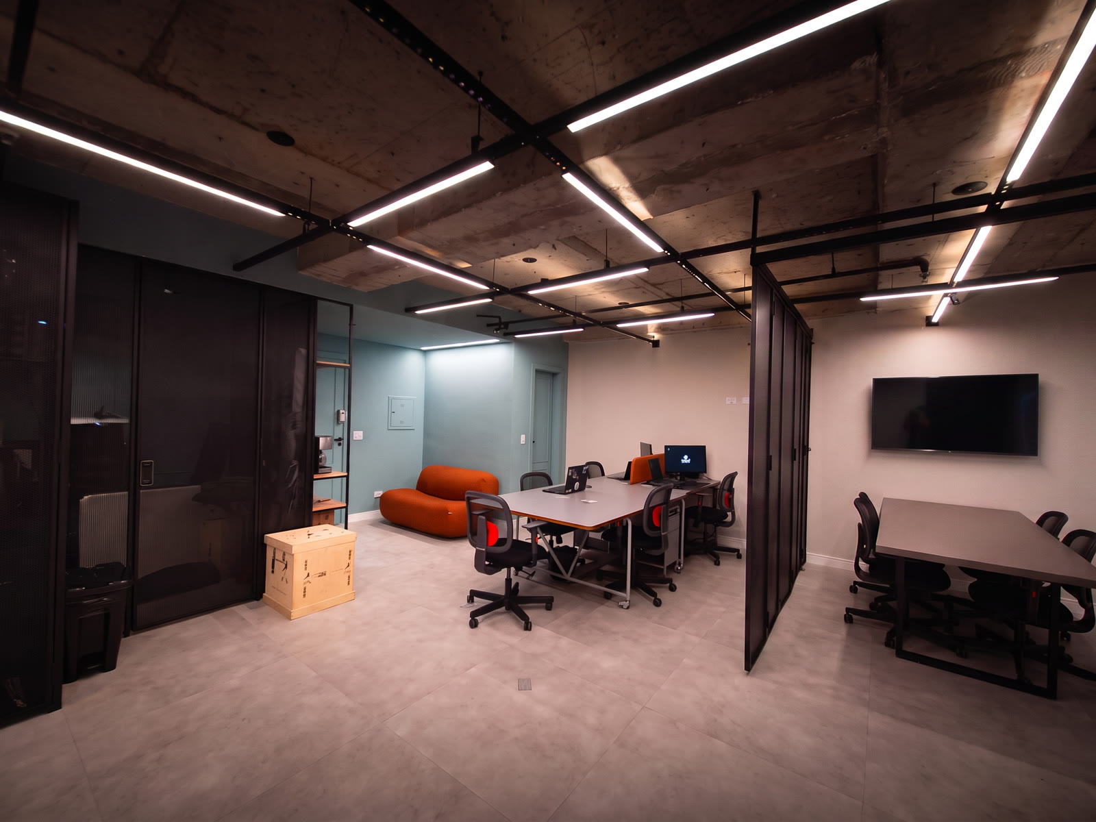 Sala de reunião do cowork MUV